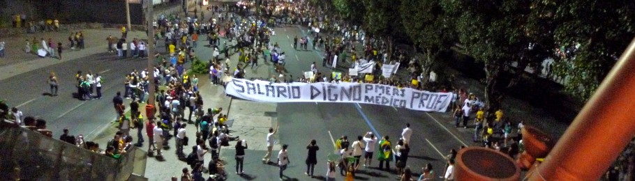 Die Massenproteste: “Brasilien gehört uns!”